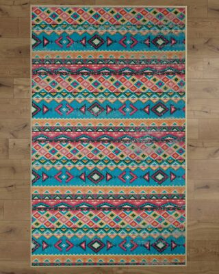 New Deerlux Boho Living Room Area Rug with Nonslip Backing