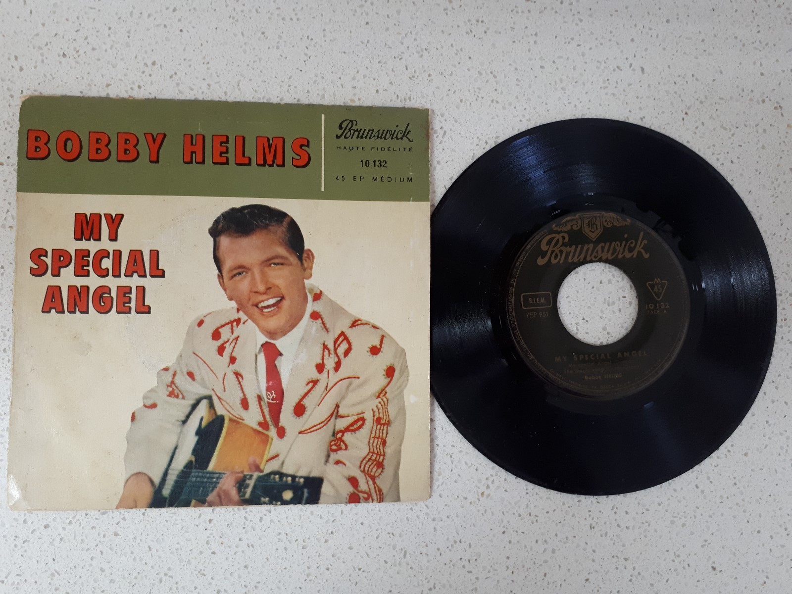 VINYL EP BOBBY HELMS ---MY SPECIAL ANGEL ***FRANCE*** | eBay