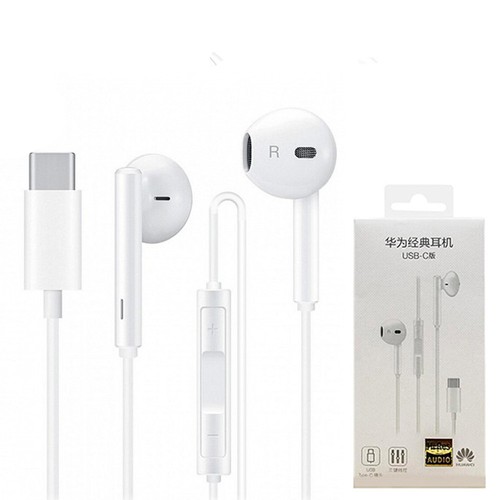 CUFFIE AURICOLARI + MIC PER HUAWEI P20 / LITE/ PRO CON CONNETTORE TIPO C  TYPE C | eBay