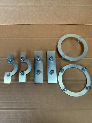 Land Rover Defender 110 FRONT & REAR spring plate Heavy duty turret ...