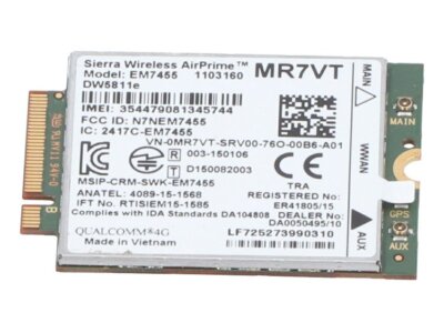 Dell MR7VT DW5811e E7275 E7370 E7470 E5470 Sierra Wireless AirPrime WWAN Modem