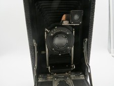 RARE ANTIQUE SENECA ANASTIGMAT FOLDING CAMERA WITH ORIGINAL LEATHER CASE