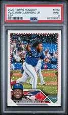 2023 Topps Holiday - Variation #H92 Vladimir Guerrero Jr. PSA 9 SSP