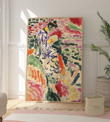 Matisse La Japanischer Kunstdruck, Buntes Kunst Poster, Galerie Wandbild, Abstrakt