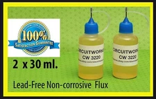 CIRCUITWORKS CW3220  NO CLEAN   SOLDERING LIQUID FLUX LEAD FREE /  USA seller