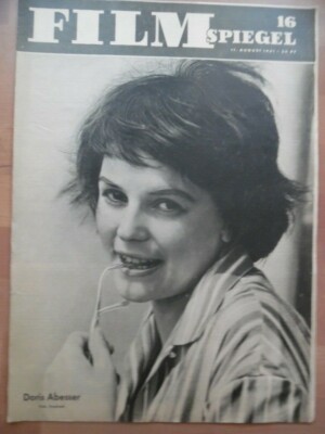 FILMSPIEGEL 16 - 1961 Doris Abesser Albert Hetterle Festival Moskau W. Lierck 3