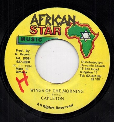 CAPLETON  wings of the morning  AFRICAN STAR RECORDS.
