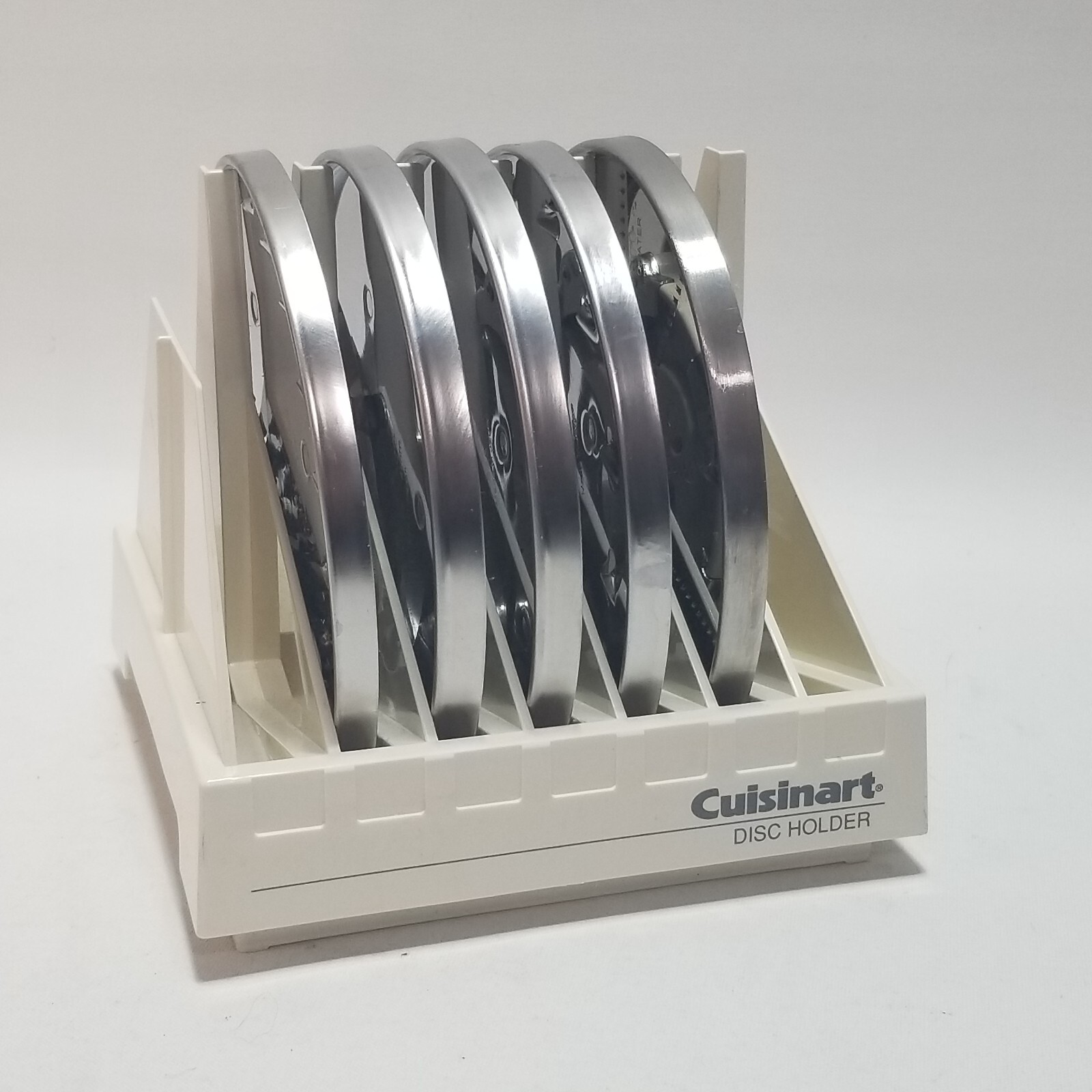 CUISINART DLC8 Disc Holder w/ 5 Blade Set Food Processor Case Grate