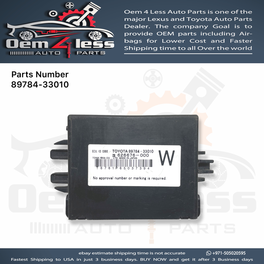 Lexus ES350 Immobilizer Computer Module 2007, 2008 To 2012 OEM