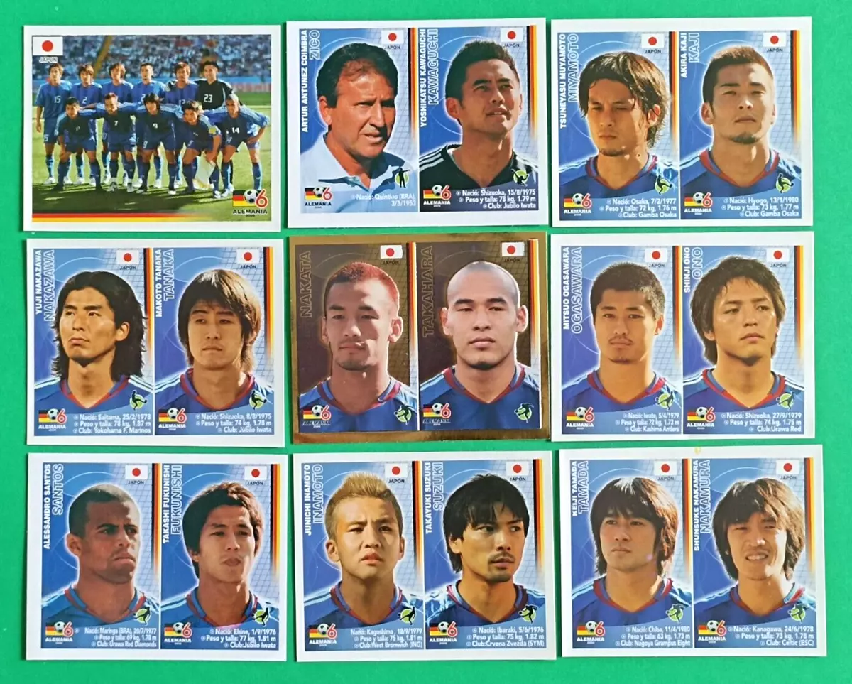 2006 Navarrete Germany World Cup FIFA - E24A JAPAN SOCCER TEAM Full Sticker