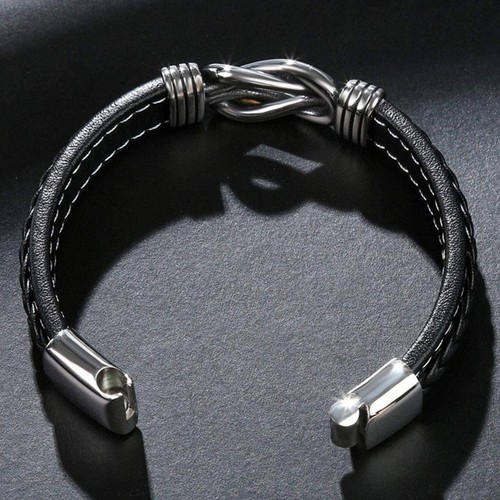 To My Son Bangle Bracelet Mother And Son Forever Linked Bangle PU Gift丨UK - Picture 5 of 7