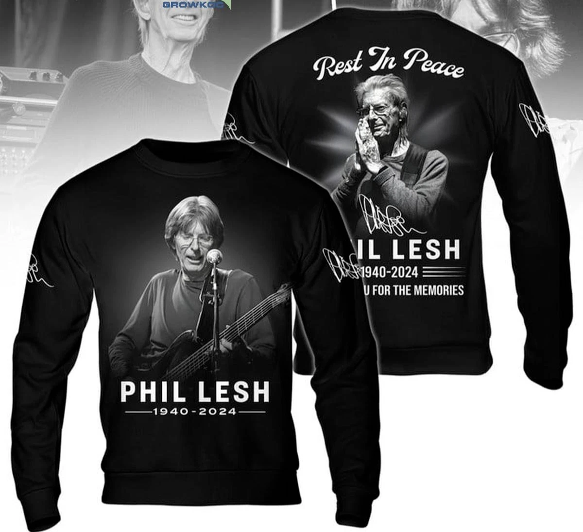 Rest In Peace Phil Lesh 1940-2024 Forever 3D Sweatshirt