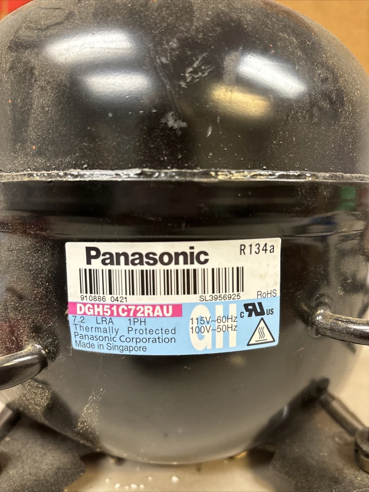 Compresor refrigerador Panasonic DGH51C72RAU R134a Foto 2 de 4