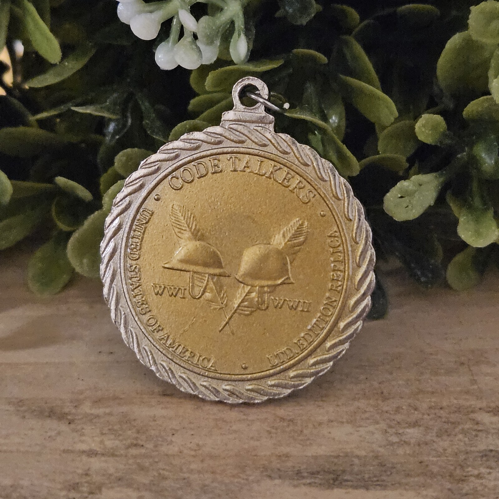 2016 Remember Native Americans Coin Necklace Code… - image 2