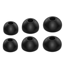 3 Pairs Black Memory Foam Ear Tips Replacement Full Kit for AirPods Pro 3 2025