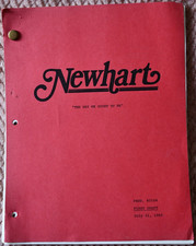 1985 Newhart "The Way We Ought to Be" Original Final Draft Script