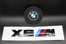 BMW X6 M Emblem Aufkleber Heckklappe Schwarz Gl�nzend 27mm TOP!