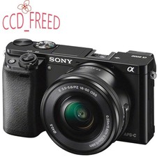Sony Alpha A6000 Mirrorless Digital Camera w/16-50mm Lens English Language Black