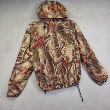 Huntworth Jacket Mens M OakTree EVO Camo Lightweight Hunting Windbreaker Outdoor
