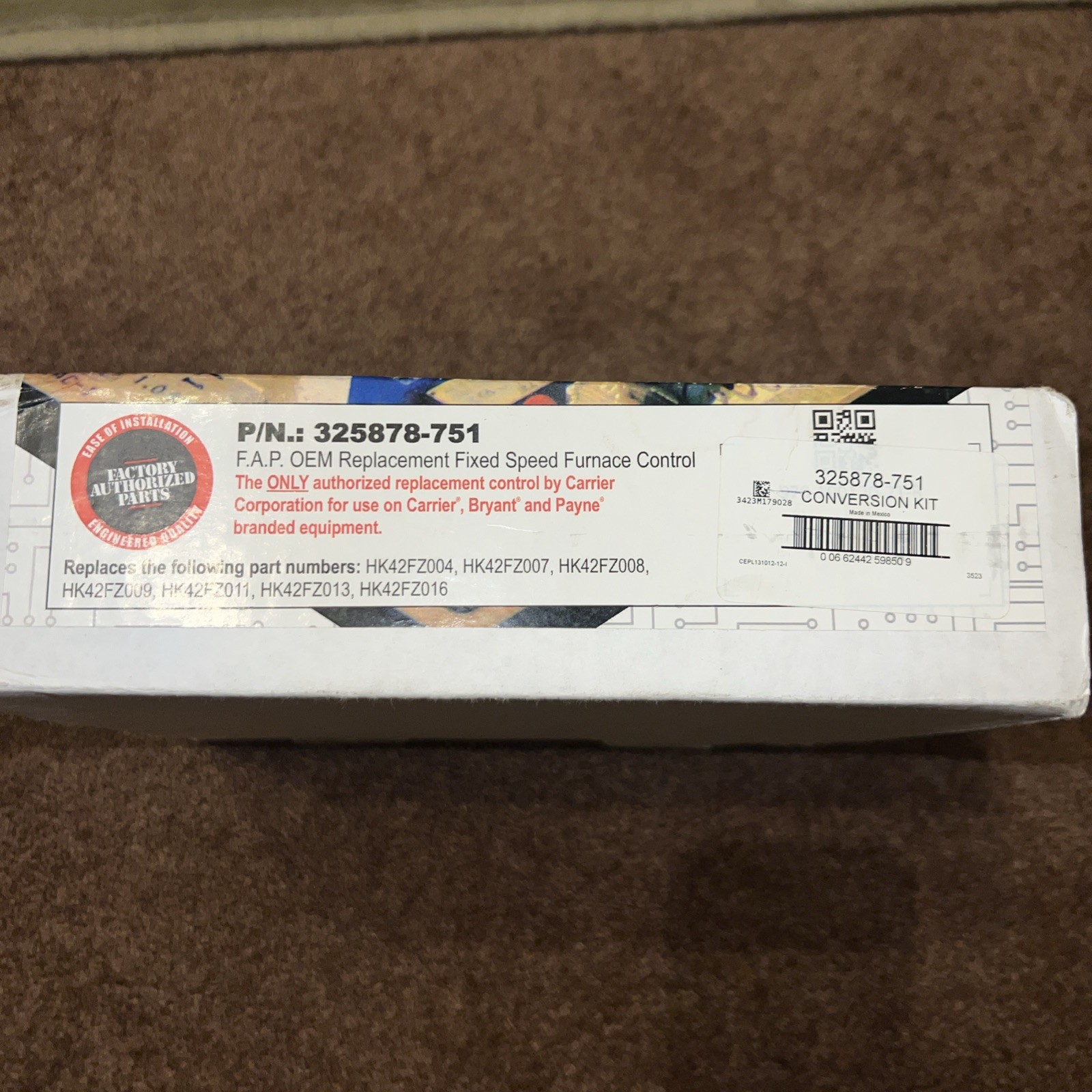 fap oem replacement fixed speed furnace control