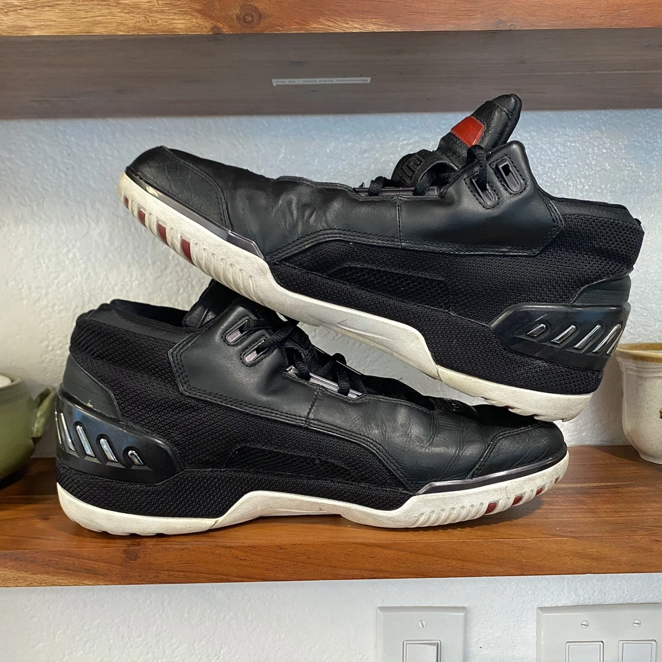 Nike LeBron Air Zoom Generation 1 Size 12 Black White Red Kings Rook 2004 Rookie - Image 3 of 4