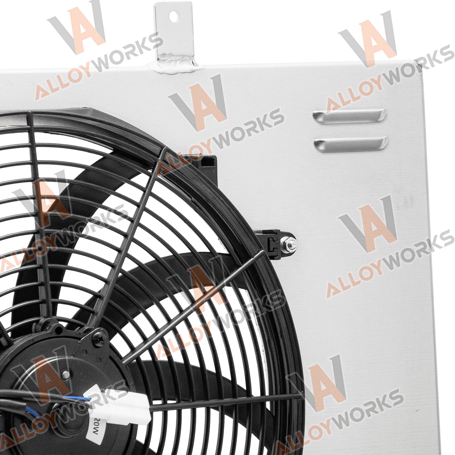 Aluminum Shroud Fan For 1999-03 01 Dodge Ram 1500 2500 3500 Van 3.9L 5.9L V6 V8 thumbnail 9