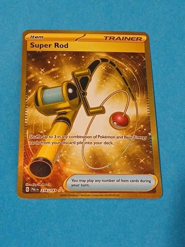 Pokemon Scarlet & Violet Paldea Evolved Super Rod 276/193 Gold Card Secret Rare
