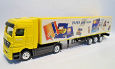 Grell HO Gauge 1/87 Truck Mercedes Actros Artic Lorry Semi With Box Trailer 19cm