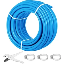 Uimoso 1"x300' coil PEX Tubing Blue Certified Non-Barrier Htg/Plbg/Potable Water