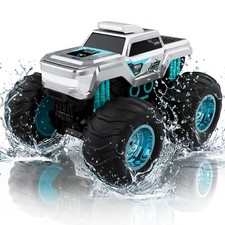 Remote Control Car, 1:14 Amphibious RC Cars, 4WD Waterproof All Terrain Monst...