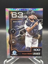 Thayron Liranzo 2025 Bowman - Bowman Scouts Top 100 Chrome #BTP-63 (RC) Tigers