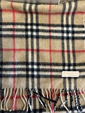 Sciarpa Burberrys puro cashmere check vintage classica tessuto a quadri Heritage