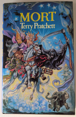 Terry Pratchett Mort HB DJ Gollancz August 1989 3rd Printing