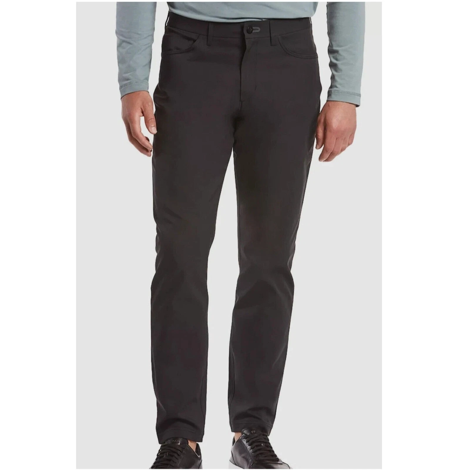 Public Rec Workday Pant Mens 42x30 Black Straight Leg Athleisure Tech Trousers