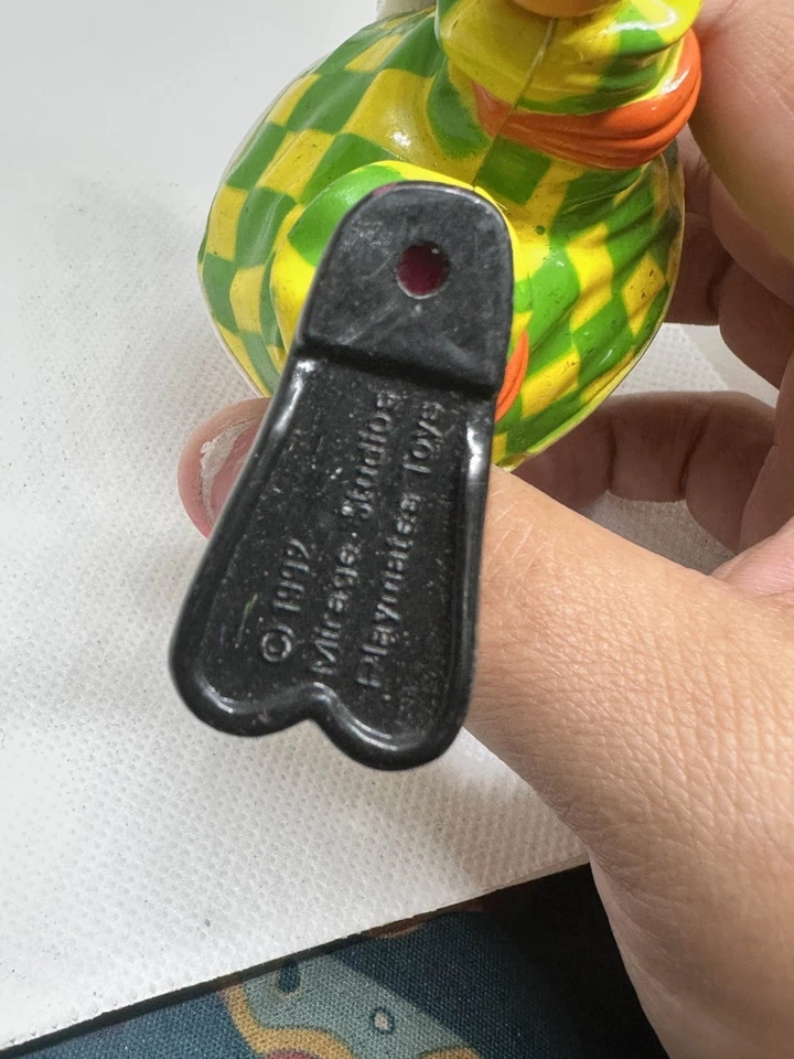 Винтажная игровая экшн-фигурка 1992 TMNT Clownin' Mikey Teenage Mutant Ninja Turtles - Изображение 3 из 3