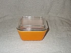 VINTAGE PYREX REFRIGERATOR DISH 501-B W/ LID 501-C OLD ORCHARD
