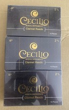 New: 3 BOXES OF Cecilio Clarinet Reeds Eb 2.5 10-PACK 30 TOTAL REEDS
