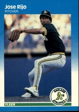 1987 Fleer #404 Jose Rijo - BB
