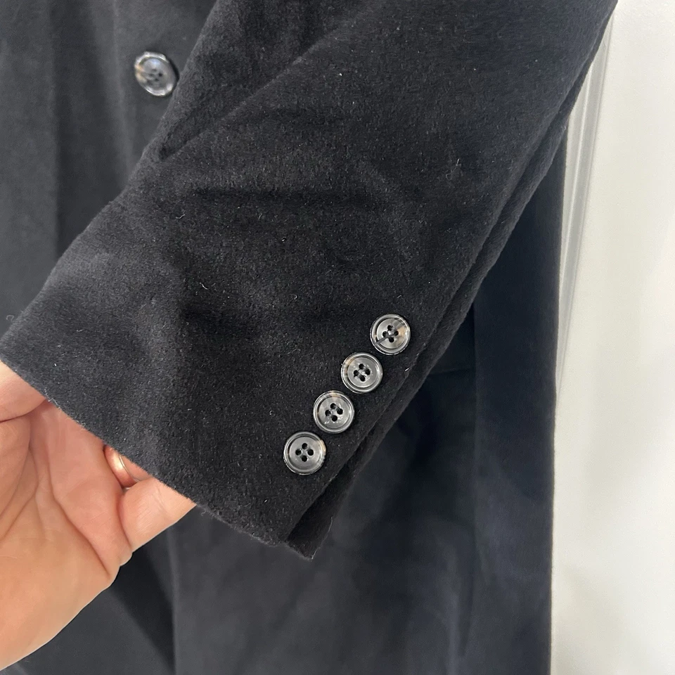 Chaps Ralph Lauren Cashmere Wool Topcoat Men’s 42 Full Length Quiet Luxury VGC - Image 4 of 4