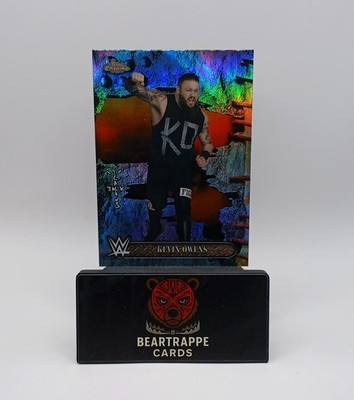 2025 Kevin Owens Topps Chrome x Cactus Jack WWE Refractor 