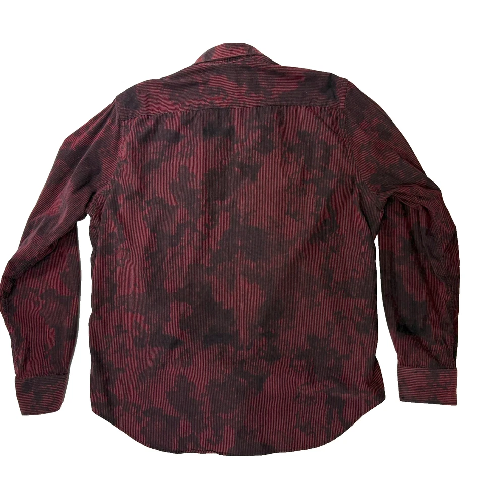 Robert Graham Nara Park Button Up Men's Shirt XL Red Black Classic Fit - Image 2 of 4