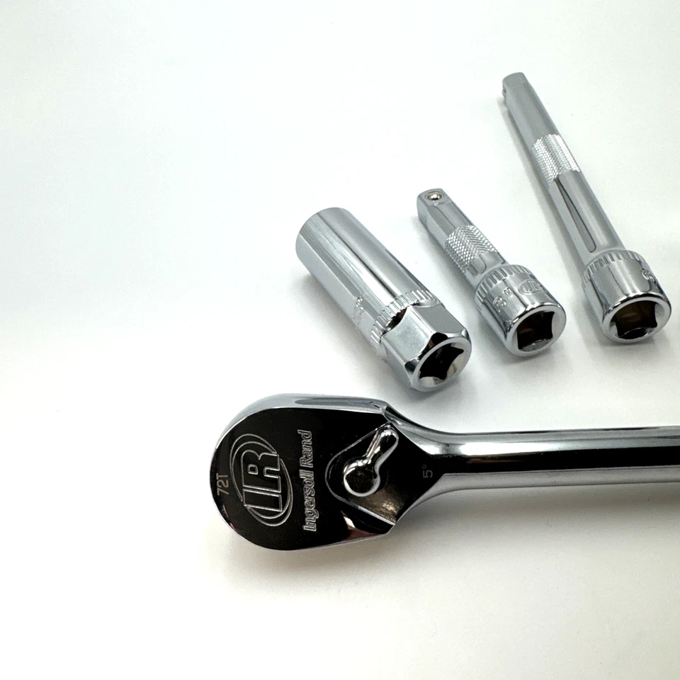 Ingersoll Rand 3/8" Dr. Ratchet Spark Plug Socket Extension Universal Joint bit - Image 3 of 4