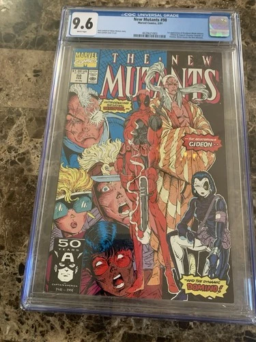 New Mutants #98 Great Looking Book CGC 9.6 1st Deadpool. HIGH GRADE KEY! 🔥🔥
