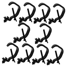 10 Pack Truss Clamp Stage Light Clamp, Professional 1.18-2 Inch Black Aluminum