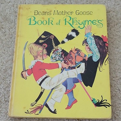 Dean's Mother Goose Book of Rhymes 1977 Edition Hardcover, Illustrated, Ages 4-8