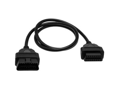 Obd 2 II Extension Cable Plug to Socket 1 Meter 16 Pin Diagnosis Interface NEW