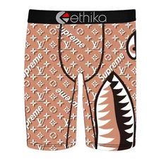 Ethika Men's Orange Underwear Boxer Briefs US Stock Size Large New With Tag P pr