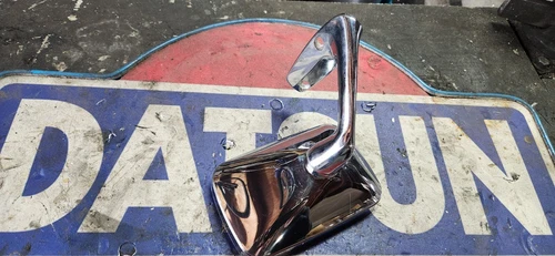 Datsun 71- 79 1200 610 710 b210 620 OEM Left Door CHROME Mirror 4"