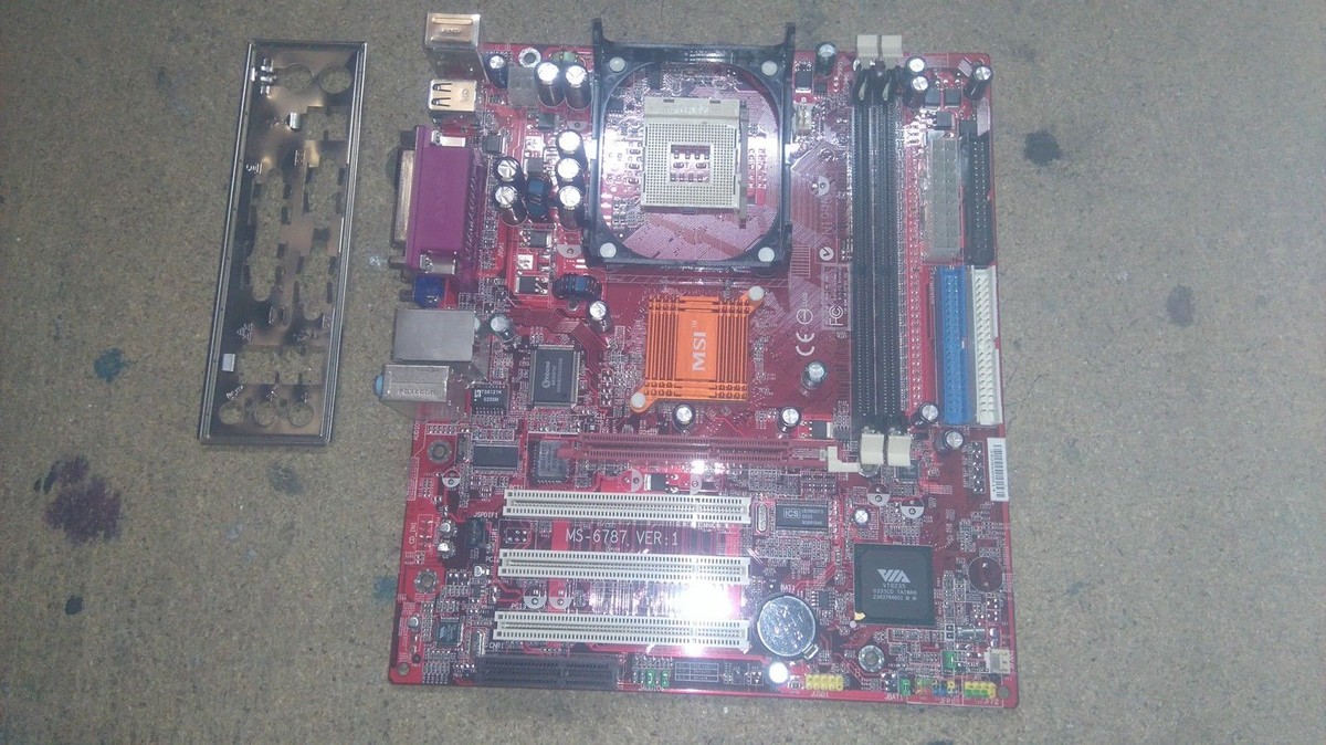 Carte Mère MSI MS-6787 Version 1 Socket 478 - Occasion Testée Fonctionnelle