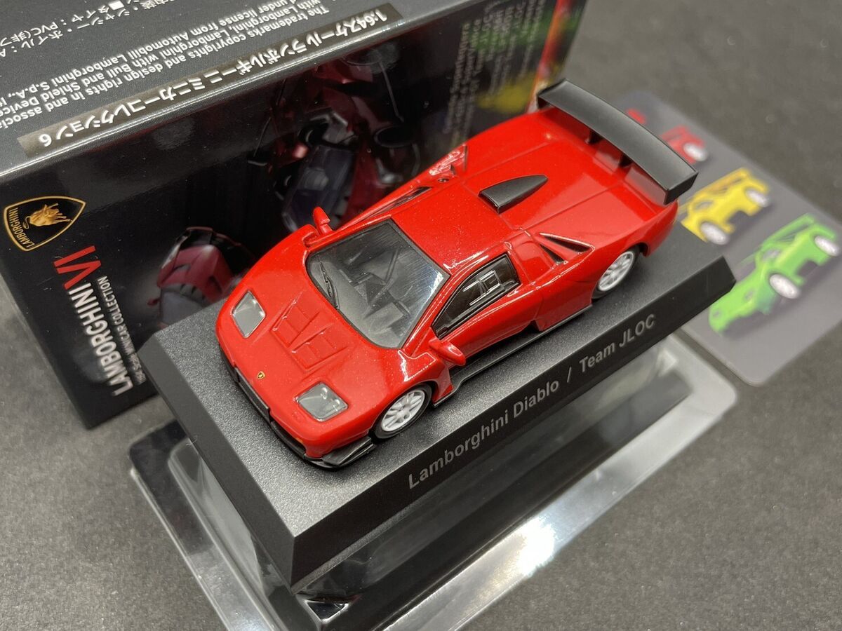 Kyosho 1/64 Lamborghini collection6 Diablo Team JLOC Red Kyosho 1/64 Lamborghini collection6 Diablo Team JLOC Red